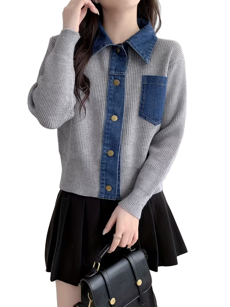 Women's Button-Front Cardigan