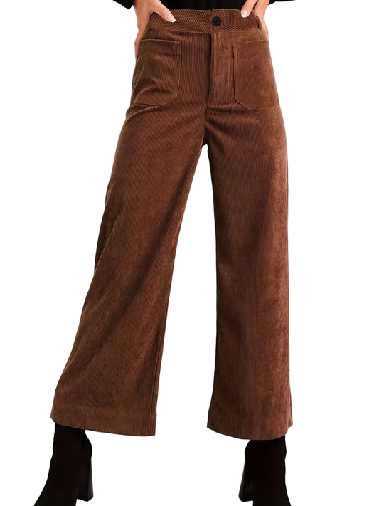 Women's Corduroy Wide-Leg Pants