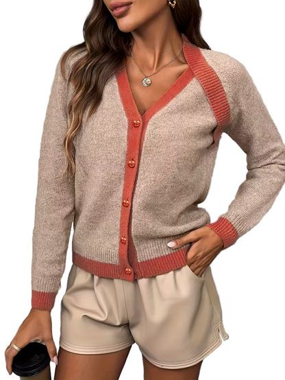 Women's V-Neck Cardigan