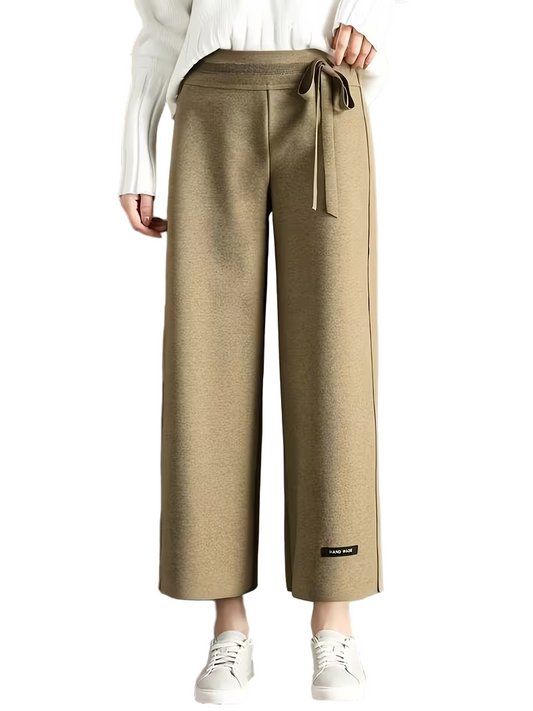 Women's Wide-Leg Tie-Waist Pants